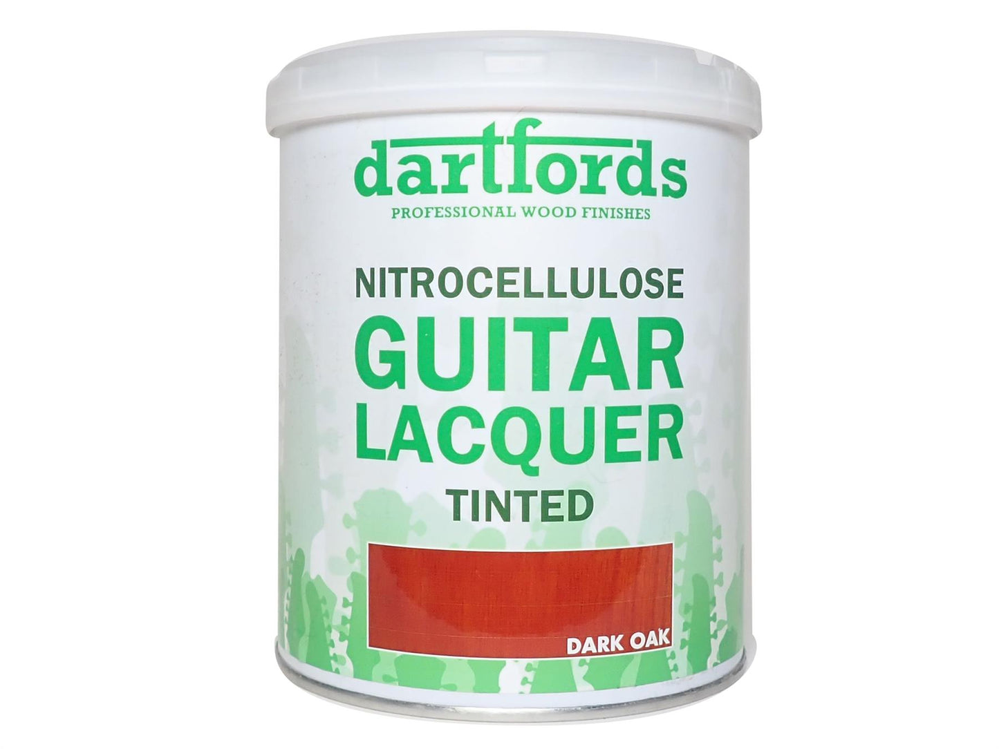 dartfords Dark Oak Nitrocellulose Guitar Lacquer - 1 litre Tin