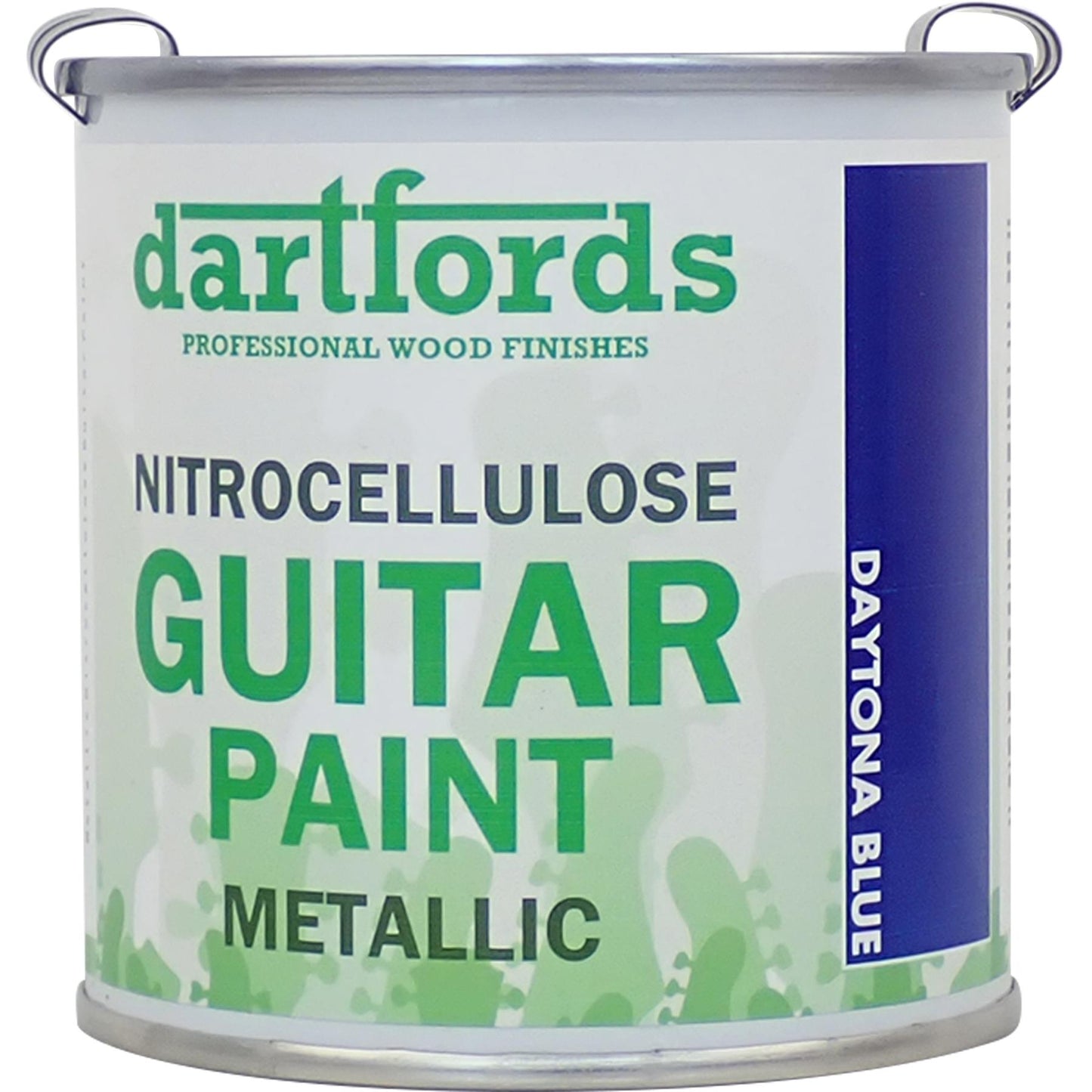 dartfords Daytona Blue Metallic Nitrocellulose Guitar Paint - 230ml Tin