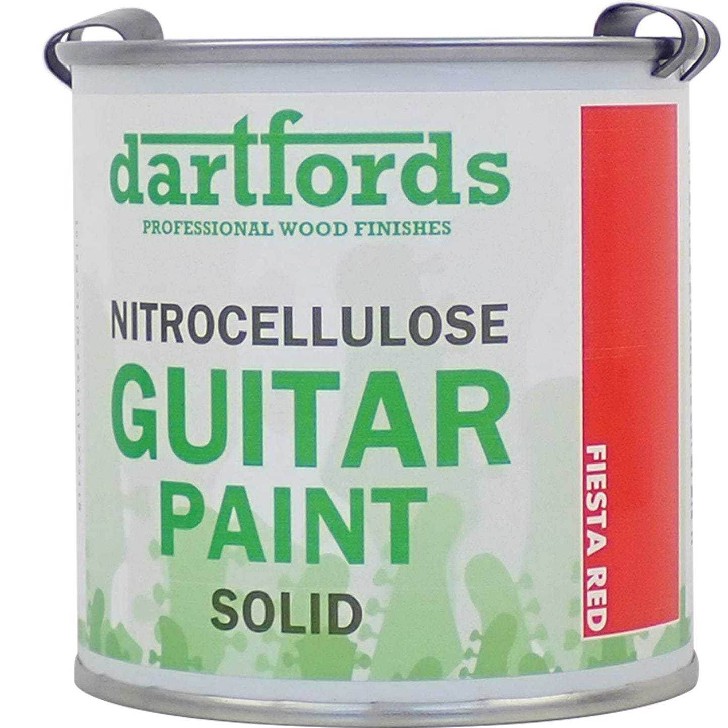 dartfords Fiesta Red Nitrocellulose Guitar Paint - 230ml Tin