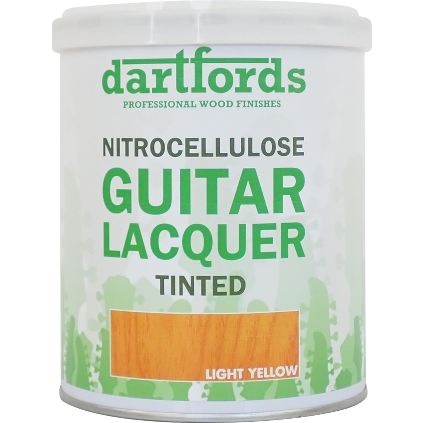 dartfords Light Yellow Nitrocellulose Guitar Lacquer - 1 litre Tin