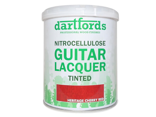 dartfords Heritage Cherry Red Nitrocellulose Guitar Lacquer - 1 litre Tin