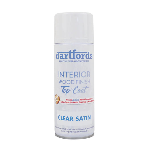 dartfords Satin Clear Interior Wood Finish - 400ml Aerosol