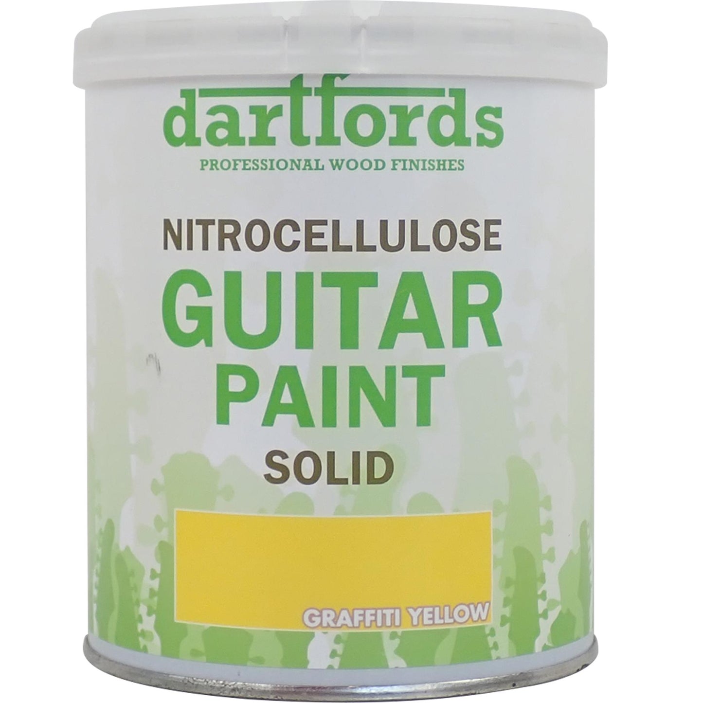 dartfords Graffiti Yellow Nitrocellulose Guitar Paint - 1 litre Tin