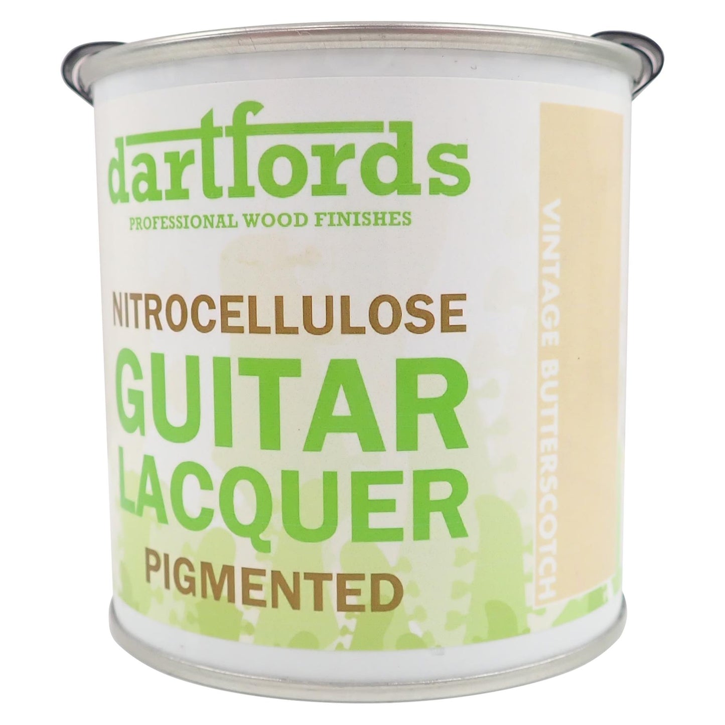 dartfords Vintage Butterscotch Pigmented Nitrocellulose Guitar Lacquer - 230ml Tin