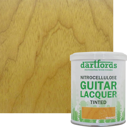 dartfords Tinted Walnut Nitrocellulose Guitar Lacquer - 1 litre Tin