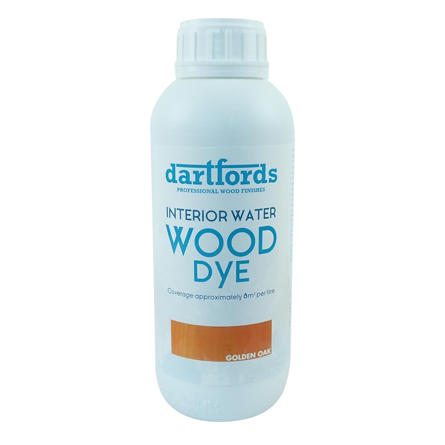 dartfords Golden Oak Interior Water Based Wood Dye - 1 litre Tin