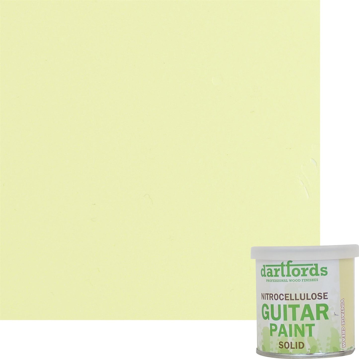 dartfords Vintage Cream Nitrocellulose Guitar Paint - 230ml Tin
