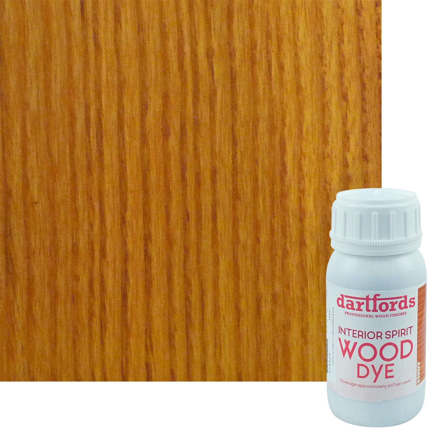 dartfords Amber Interior Spirit Based Wood Dye - 230ml Tin
