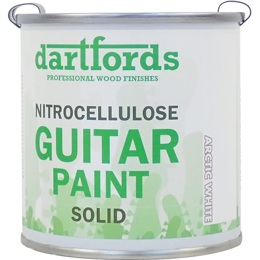 dartfords Arctic White Nitrocellulose Guitar Paint - 230ml Tin