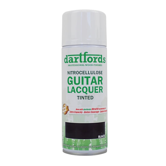dartfords Tint Black Nitrocellulose Guitar Lacquer - 400ml Aerosol