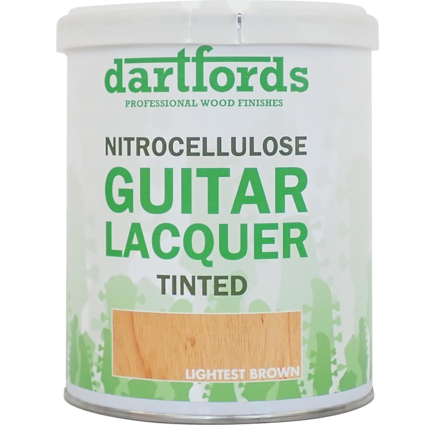 dartfords Lightest Brown Nitrocellulose Guitar Lacquer - 1 litre Tin
