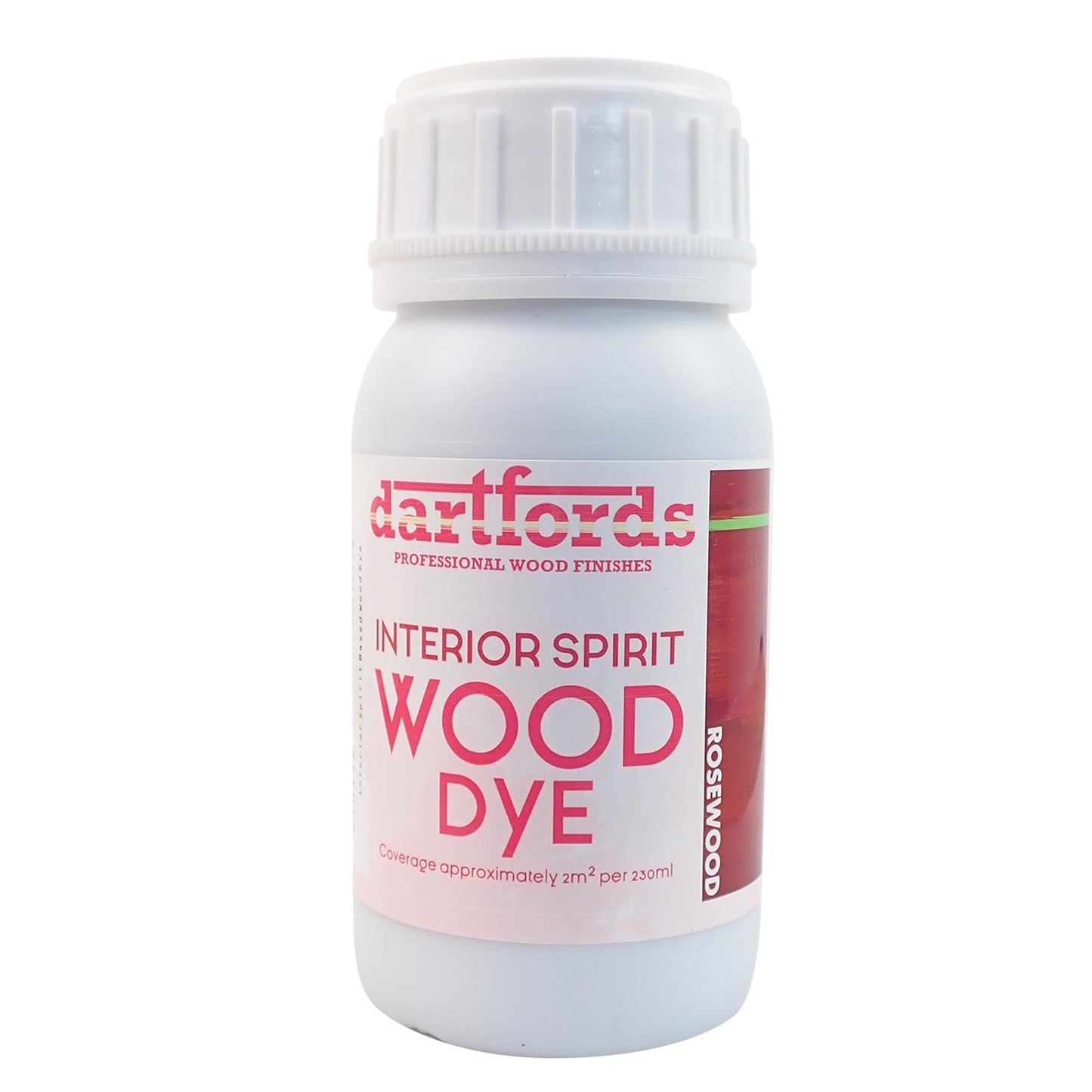 dartfords Rosewood Interior Spirit Based Wood Dye - 230ml Tin