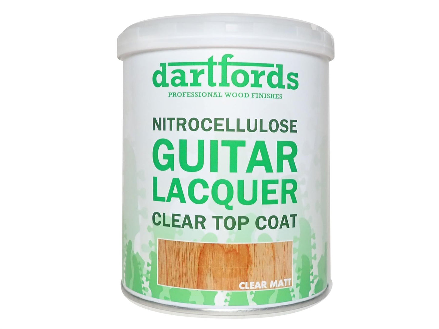 dartfords Matt Clear Nitrocellulose Guitar Lacquer - 1 litre Tin