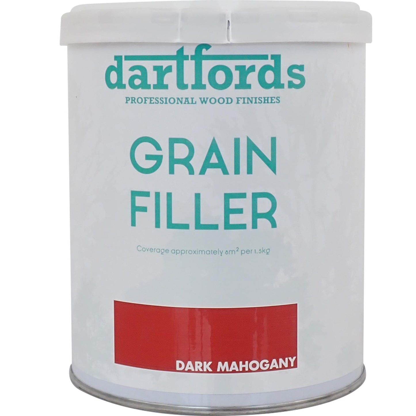 dartfords Dark Mahogany Thixotropic Grain Filler 1.5Kg Tin