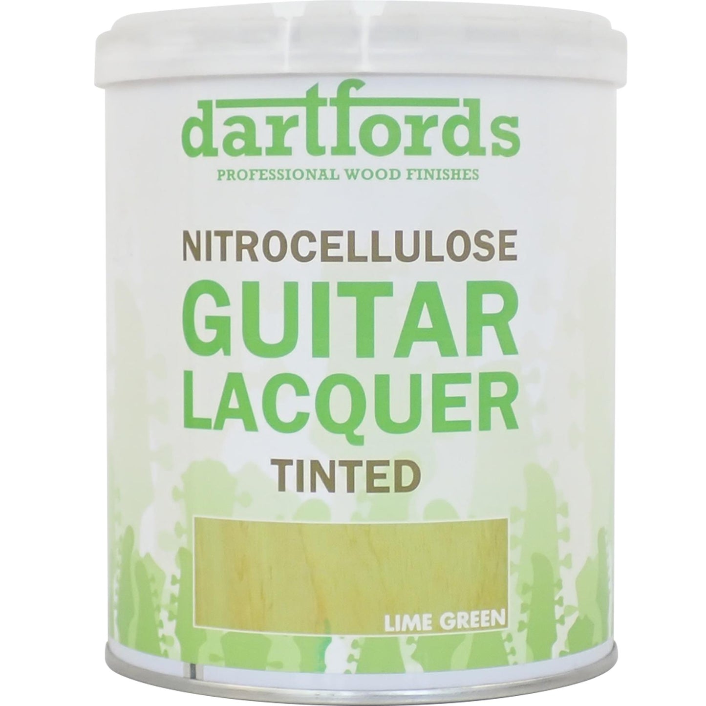 dartfords Lime Green Nitrocellulose Guitar Lacquer - 1 litre Tin