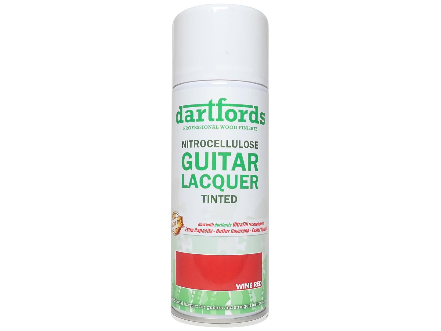 dartfords Wine Red Nitrocellulose Guitar Lacquer - 400ml Aerosol