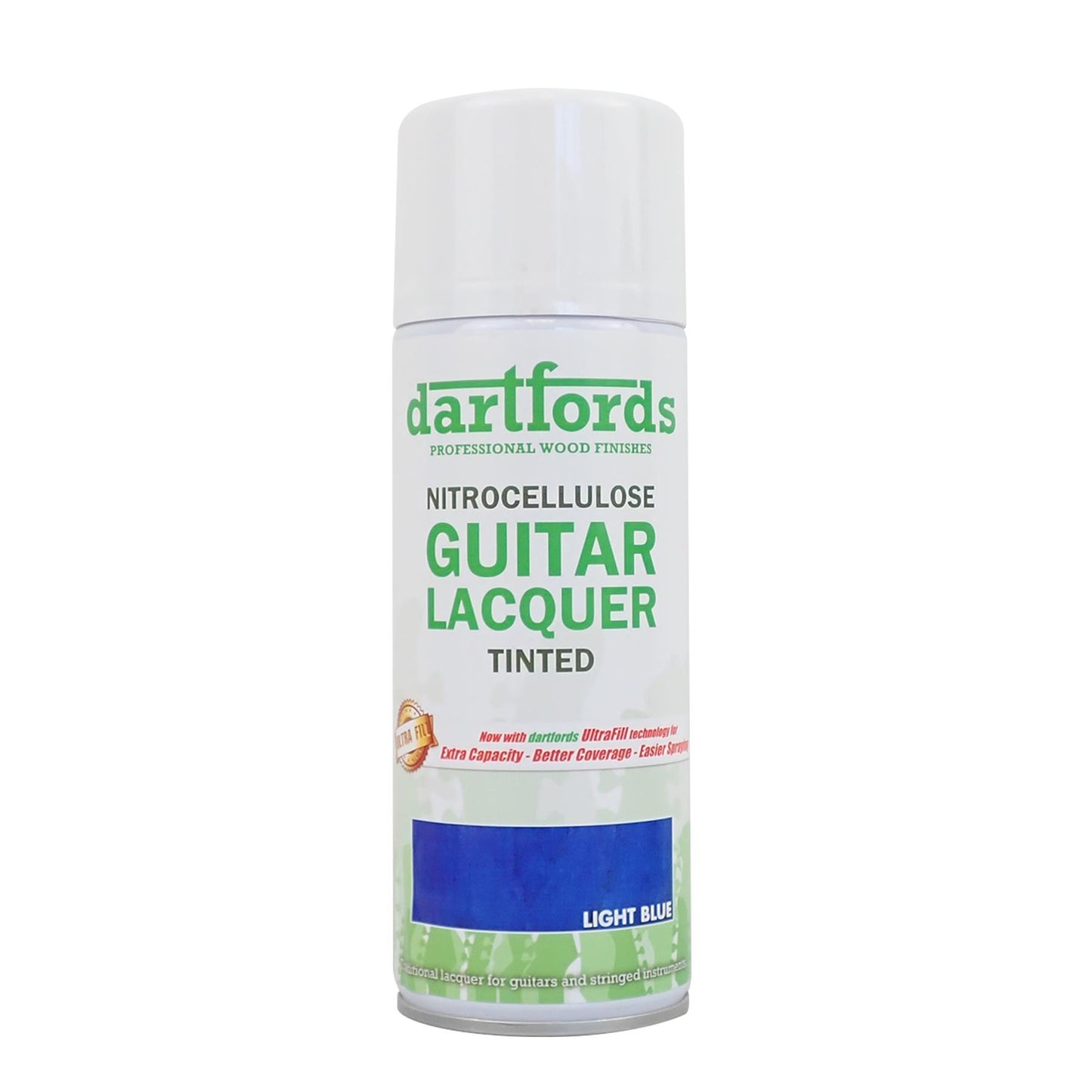 dartfords Light Blue Nitrocellulose Guitar Lacquer - 400ml Aerosol