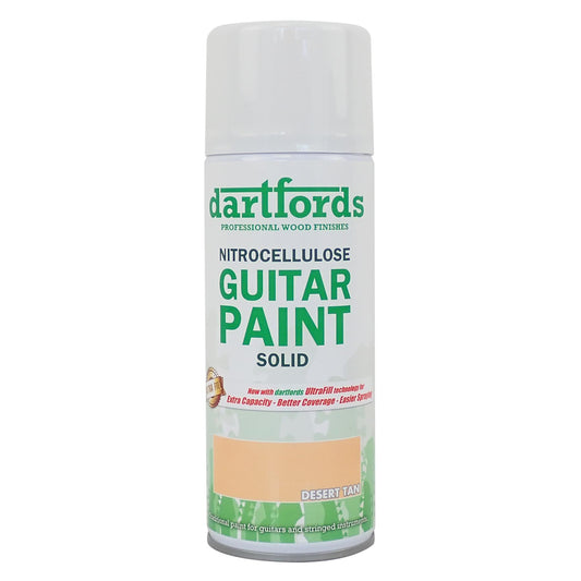 dartfords Desert Tan Nitrocellulose Guitar Paint - 400ml Aerosol