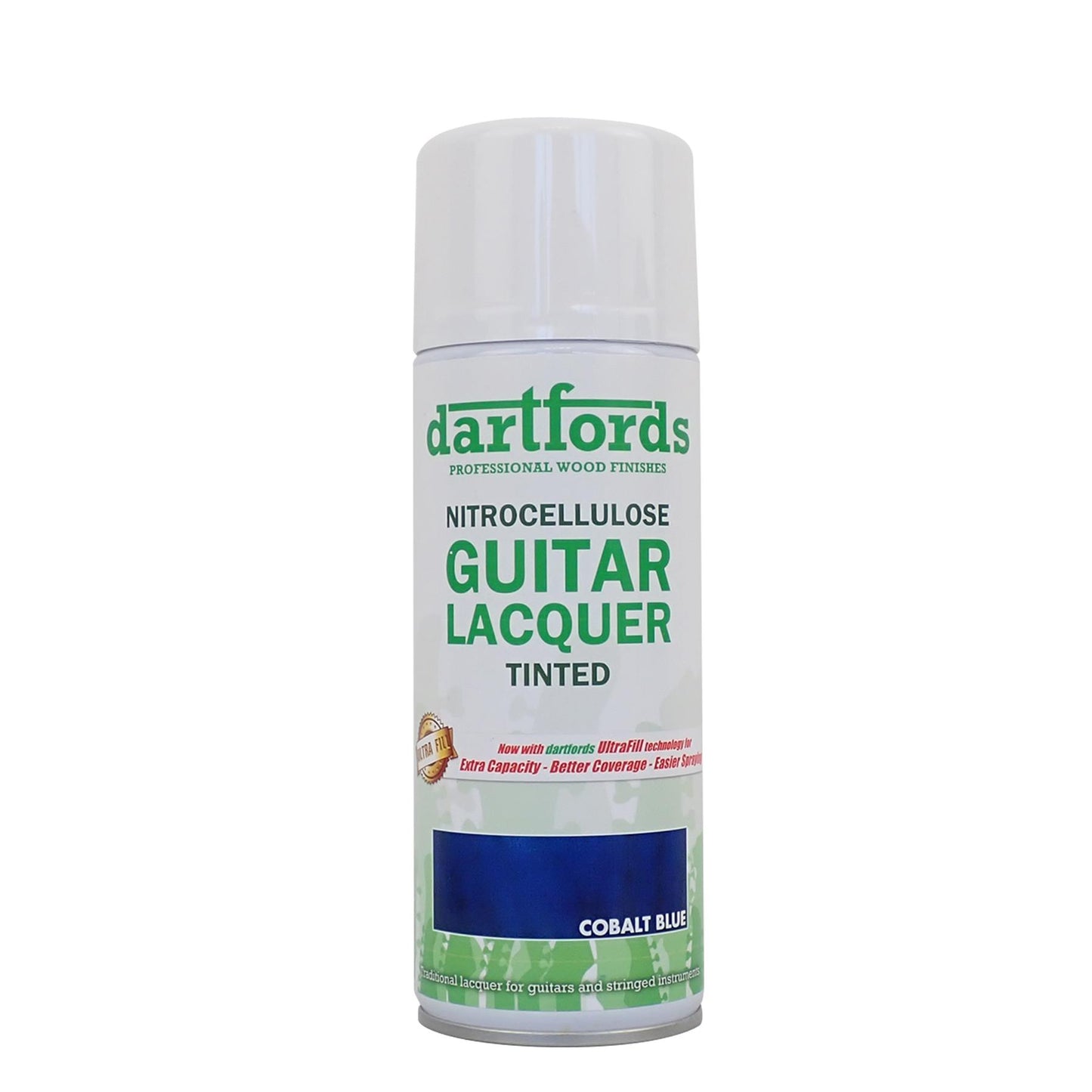 dartfords Dark Cobalt Blue Nitrocellulose Guitar Lacquer - 400ml Aerosol