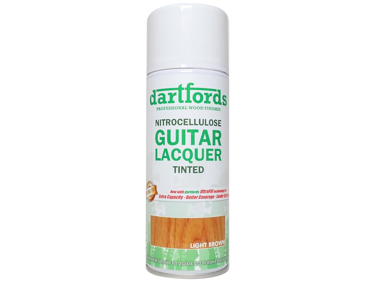 dartfords Light Brown Nitrocellulose Guitar Lacquer - 400ml Aerosol